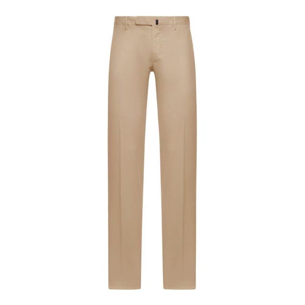 Incotex Men Slim Fit Tailored Cotton Trousers